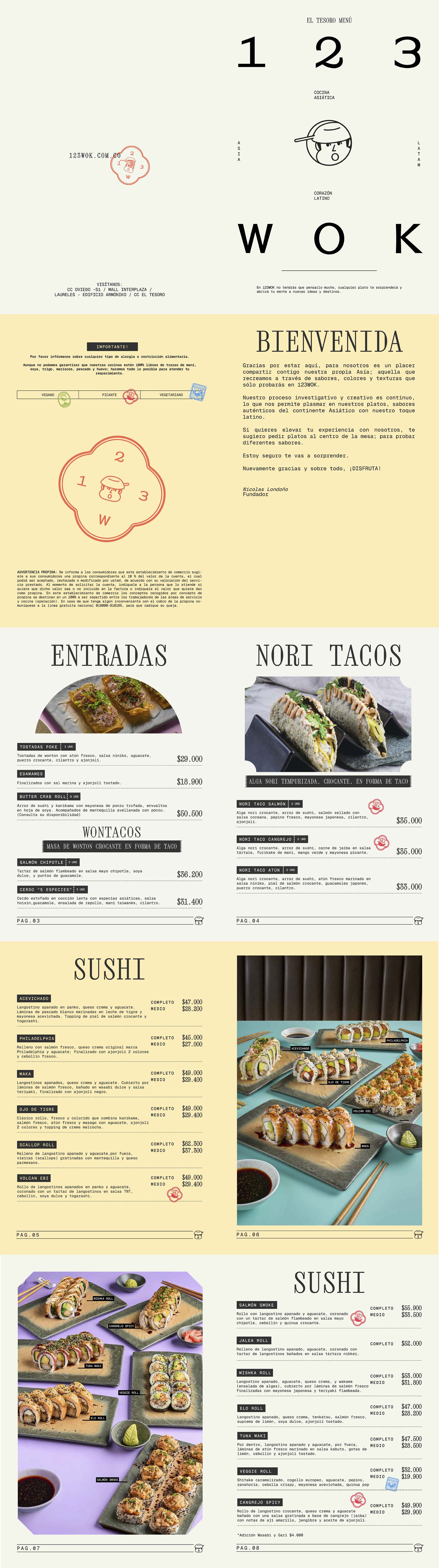 Carta Restaurante Bao Taco
